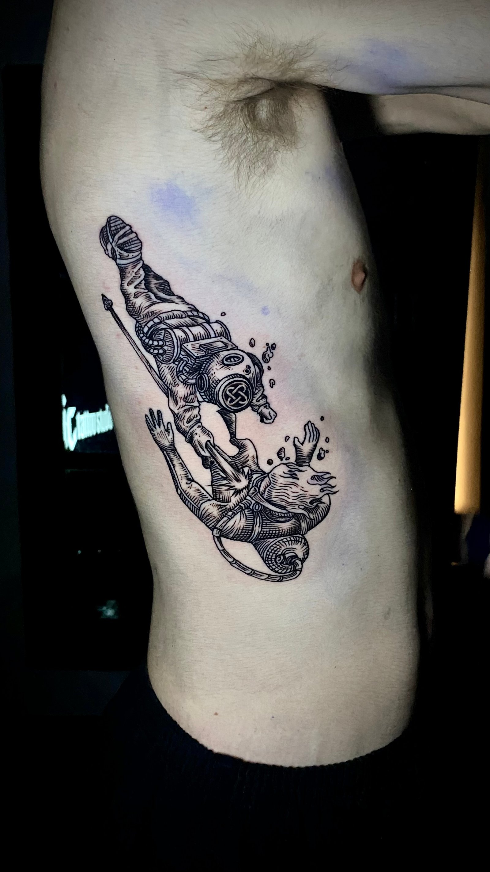 Diving Tattoo